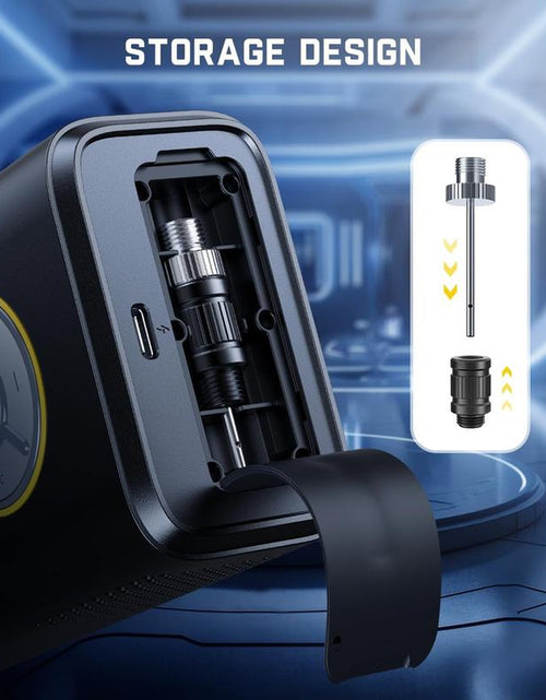 Load image into Gallery viewer, TireMaster Portable Tire Inflator – Smart ON/OFF Hose Design for Effortless Inflation Anywhere
