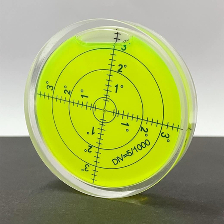PrecisionPro 60MM PMMA Bubble Level – Accurate Surface Measurement Tool for Perfect Alignment