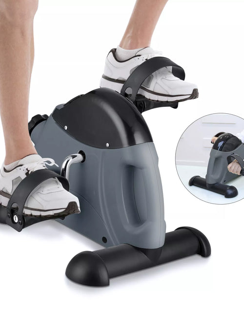 Load image into Gallery viewer, under Desk Bike Pedal Exerciser, Mini Exercise Bike with Digital Display, Portable Foot Cycle Arm &amp; Leg Peddler Machine for Home
