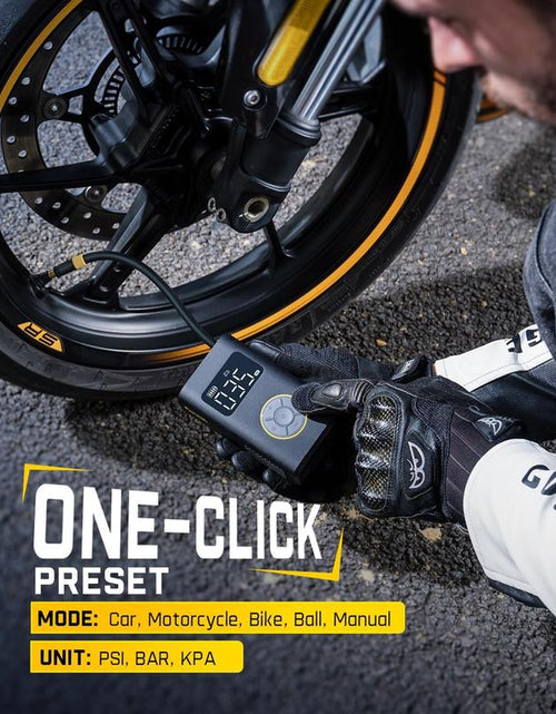 Load image into Gallery viewer, TireMaster Portable Tire Inflator – Smart ON/OFF Hose Design for Effortless Inflation Anywhere
