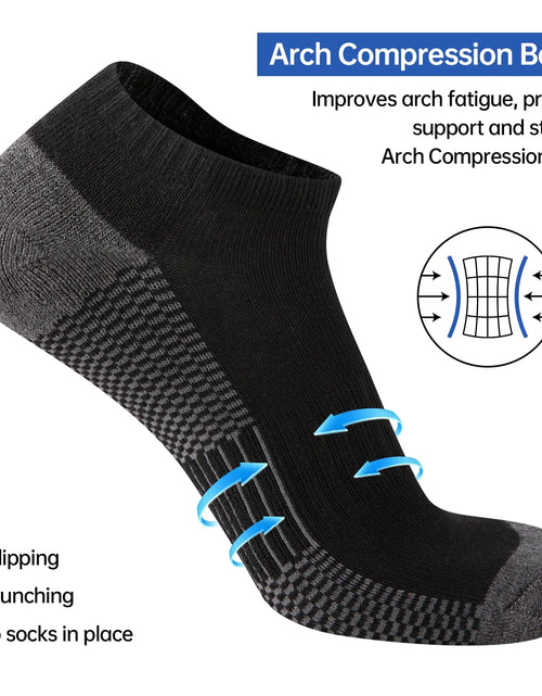 Load image into Gallery viewer, Mens 10 Pairs Athletic Ankle Socks Men'S Breathable Low Cut Socks
