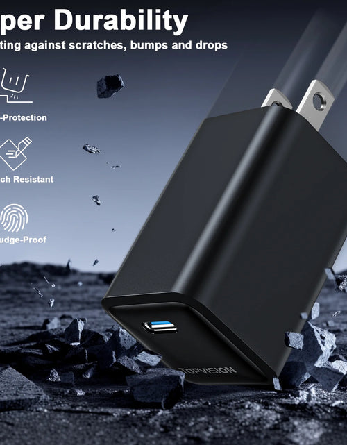 Load image into Gallery viewer, USB-C Charger Block 65W, Fast Charging Wall Charger Adapter for Apple, Android, 1 Pack
