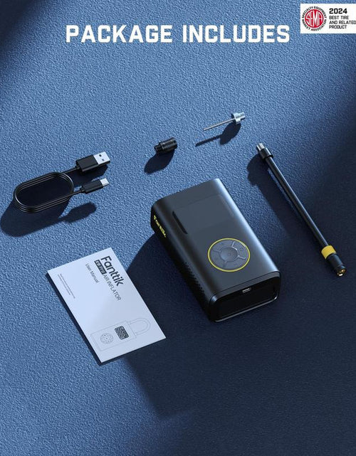 Load image into Gallery viewer, TireMaster Portable Tire Inflator – Smart ON/OFF Hose Design for Effortless Inflation Anywhere
