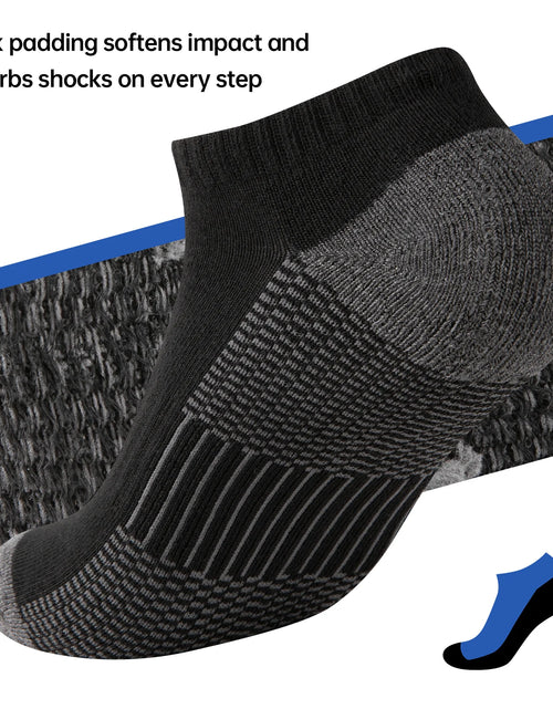 Load image into Gallery viewer, Mens 10 Pairs Athletic Ankle Socks Men'S Breathable Low Cut Socks
