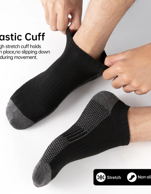 Load image into Gallery viewer, Mens 10 Pairs Athletic Ankle Socks Men'S Breathable Low Cut Socks
