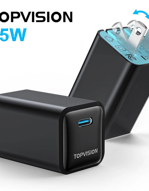 Load image into Gallery viewer, USB-C Charger Block 65W, Fast Charging Wall Charger Adapter for Apple, Android, 1 Pack
