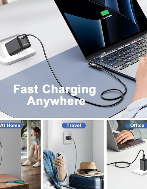 Load image into Gallery viewer, USB-C Charger Block 65W, Fast Charging Wall Charger Adapter for Apple, Android, 1 Pack
