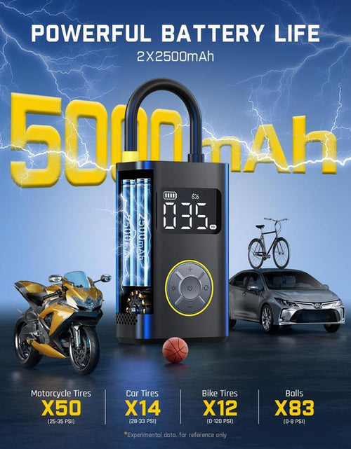 Load image into Gallery viewer, TireMaster Portable Tire Inflator – Smart ON/OFF Hose Design for Effortless Inflation Anywhere
